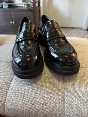 La Canadienne Della City Dry Lug Sole Waterproof Loafer Size 8M Shoes NWOB